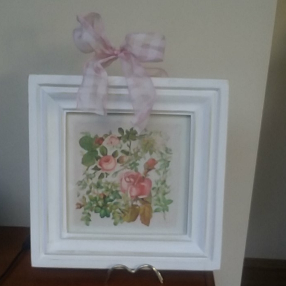 Pink roses wall art - Picture 1 of 4